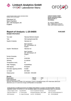 Certificado de análisis